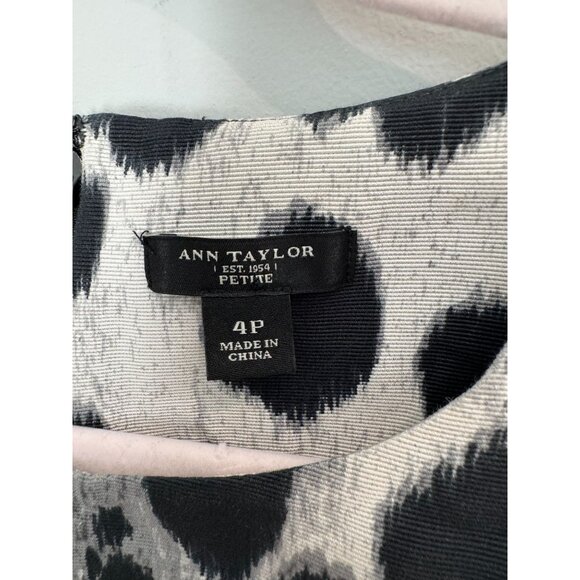 Ann Taylor Petite Silk Blend Sheath Dress Size 4P - Picture 3 of 12